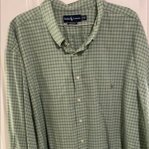 Ralph Lauren Green Plaid Men's Shirt